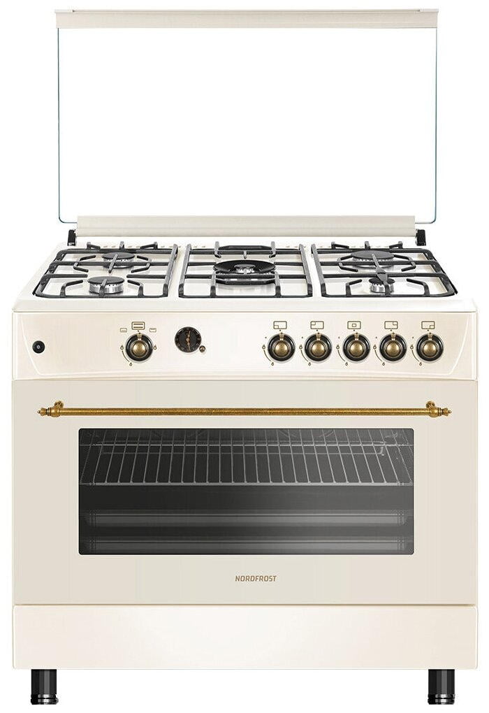 Плита NORDFROST GG 9064 YR RU, бежевая